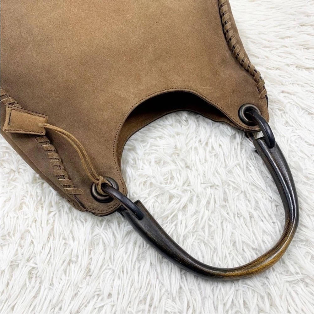 Gucci Tan Suede Hobo Bag - Picture 7 of 11